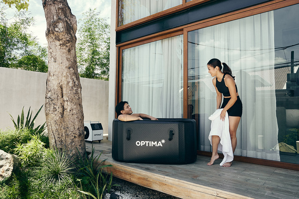 Outdoor setup of the Optima nova system.