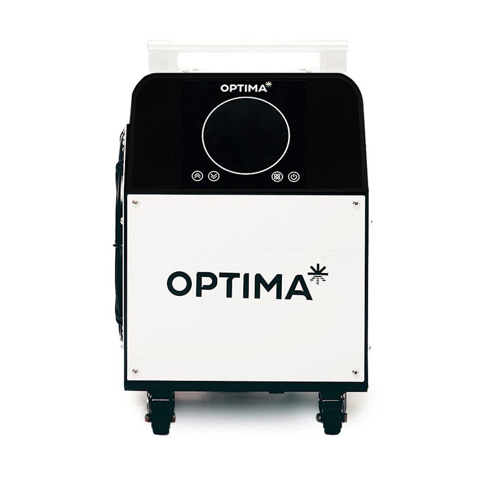 Front view of the Optima wellness ice bath chiller unit.