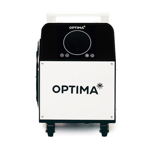 Front view of the Optima wellness ice bath chiller unit.